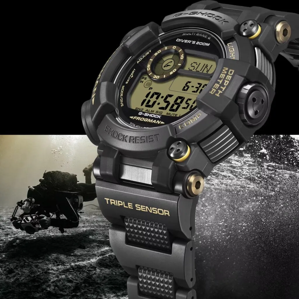 Casio выпустила дайверские часы G-Shock Frogman GWFD1000BC-1 на зарубежном рынке