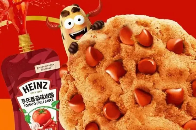 Chips Ahoy и Heinz выпустили печенье со вкусом томатов и сладкого чили