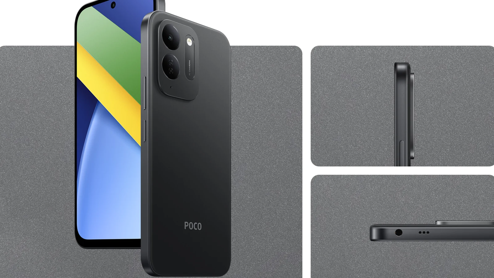 POCO C95 Pro в чёрном цвете