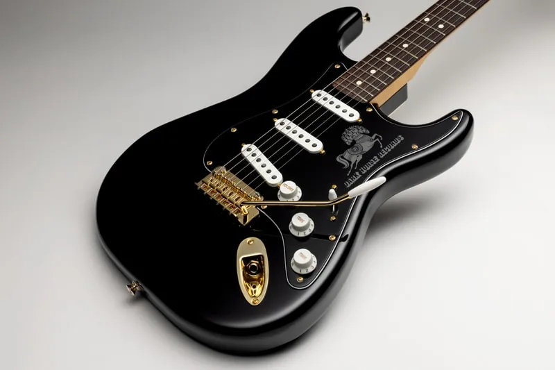 Иллюстрация к материалу «Fender и Dark Horse Records представили гитары Stratocaster». Фото: Hypebeast.
