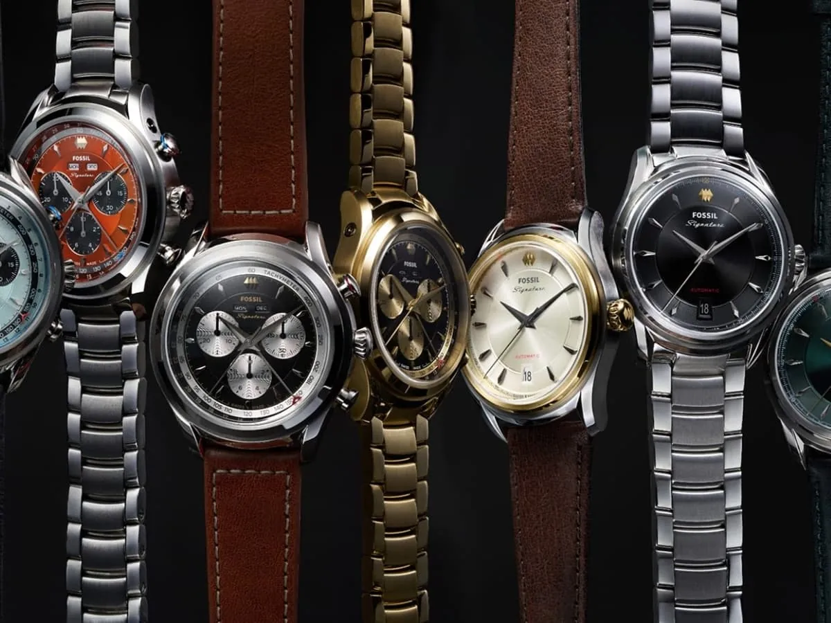 Fossil запустила швейцарские часы Signature CS-1 в двух исполнениях