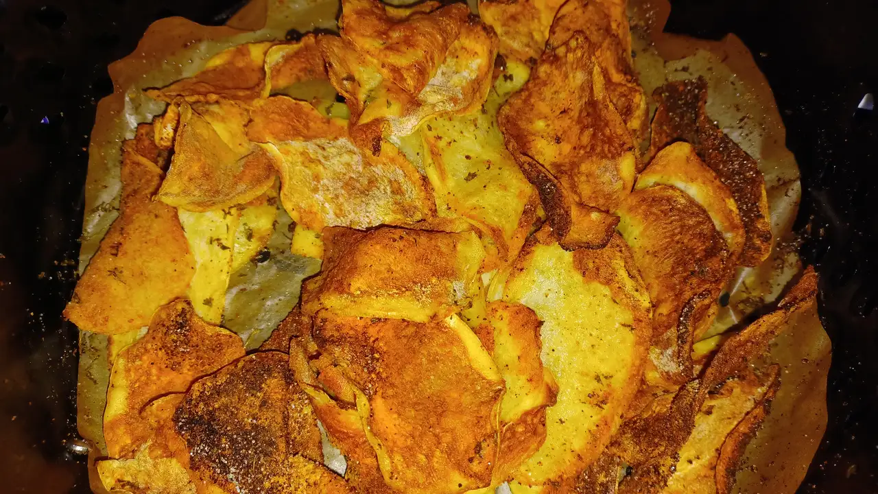 Картофельные чипсы из аэрогриля