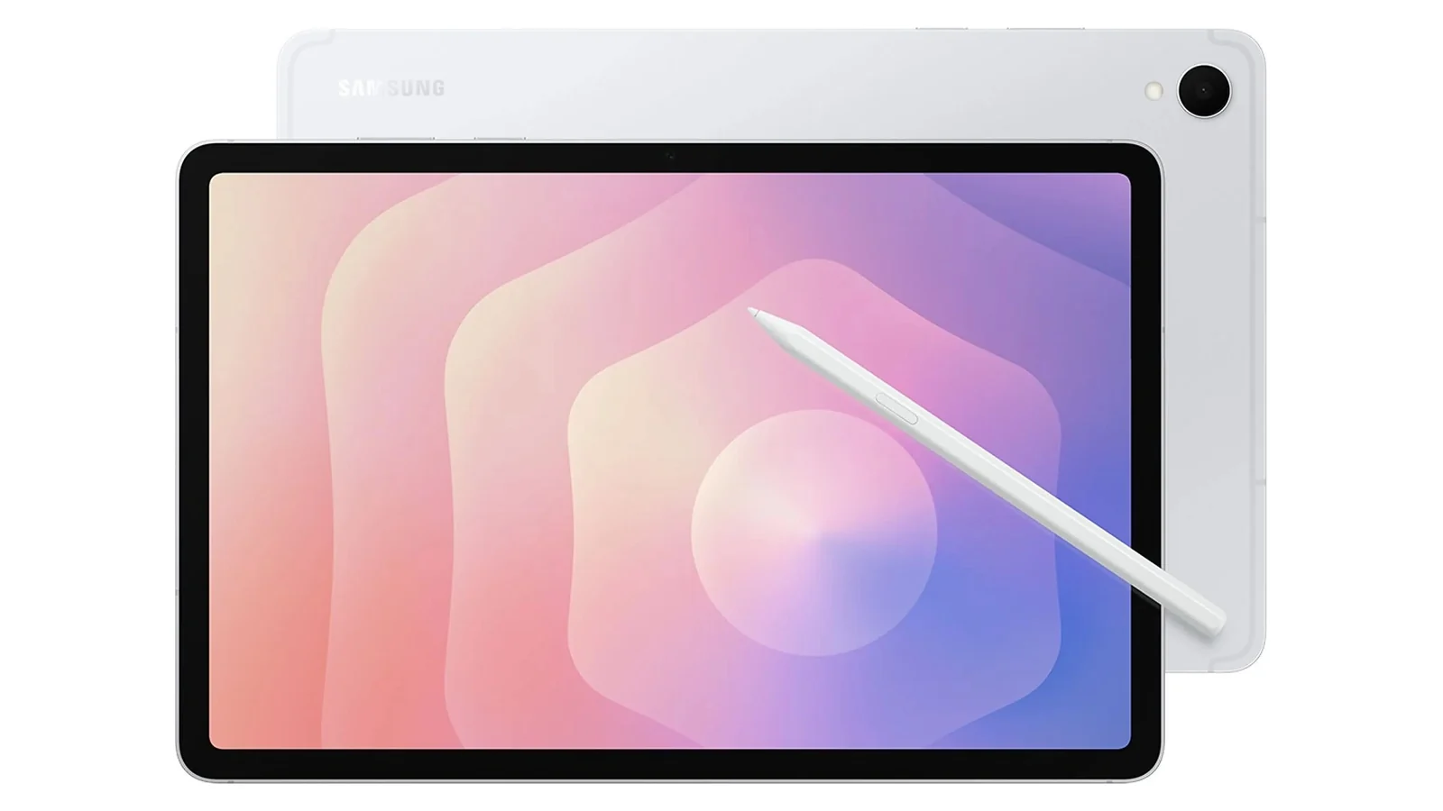 Samsung Galaxy Tab S11 в серебристом цвете со стилусом