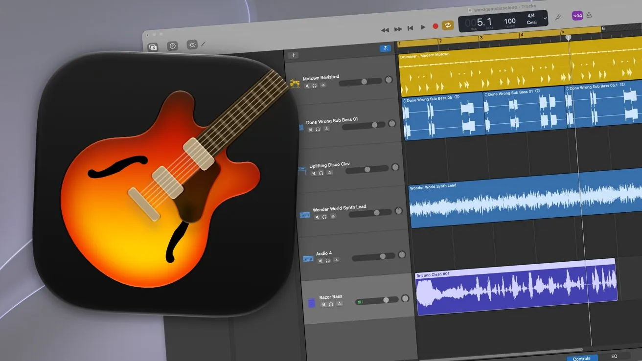 Как начать создавать музыку в GarageBand для Mac