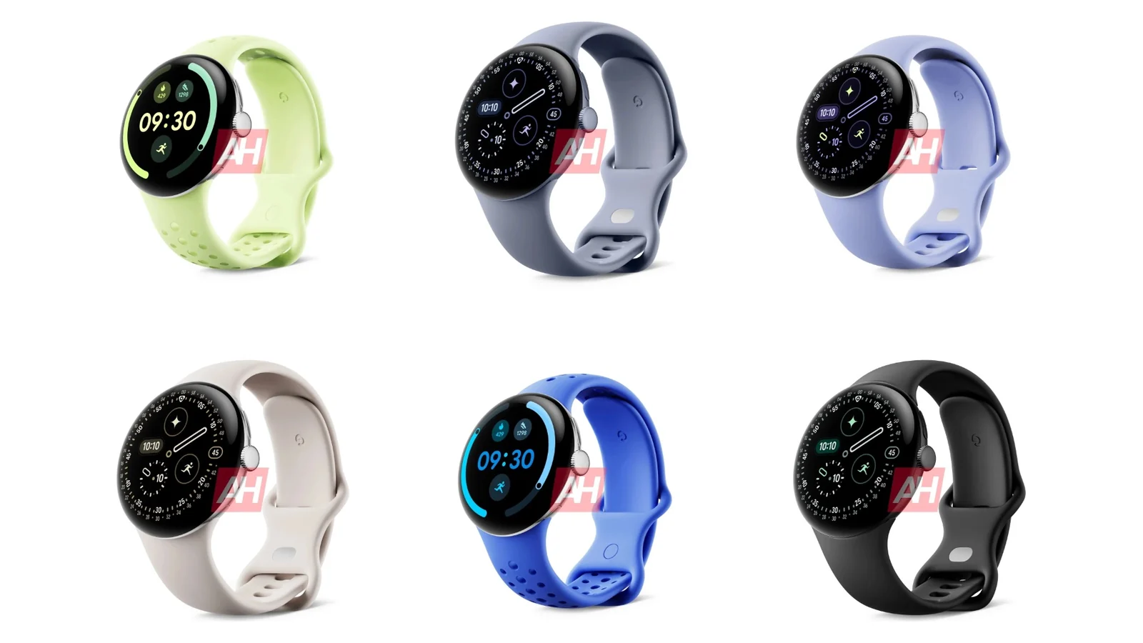 Google Pixel Watch 4 в разных цветах