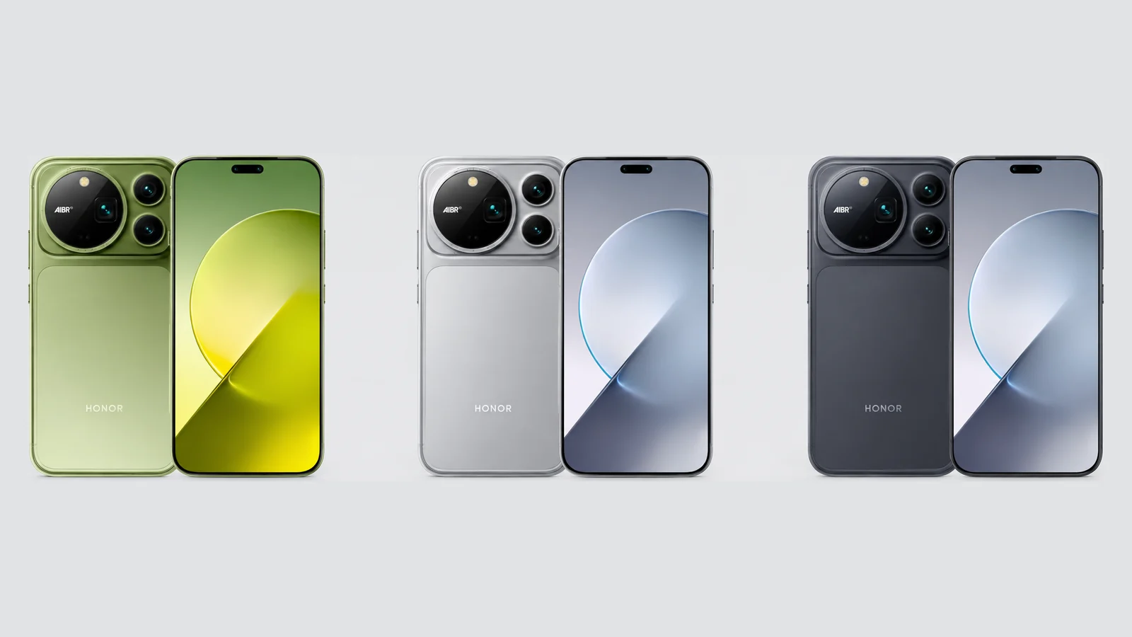 HONOR Magic9 Pro Max в цветах Moss Green, Glacier Silver и Shadow Black