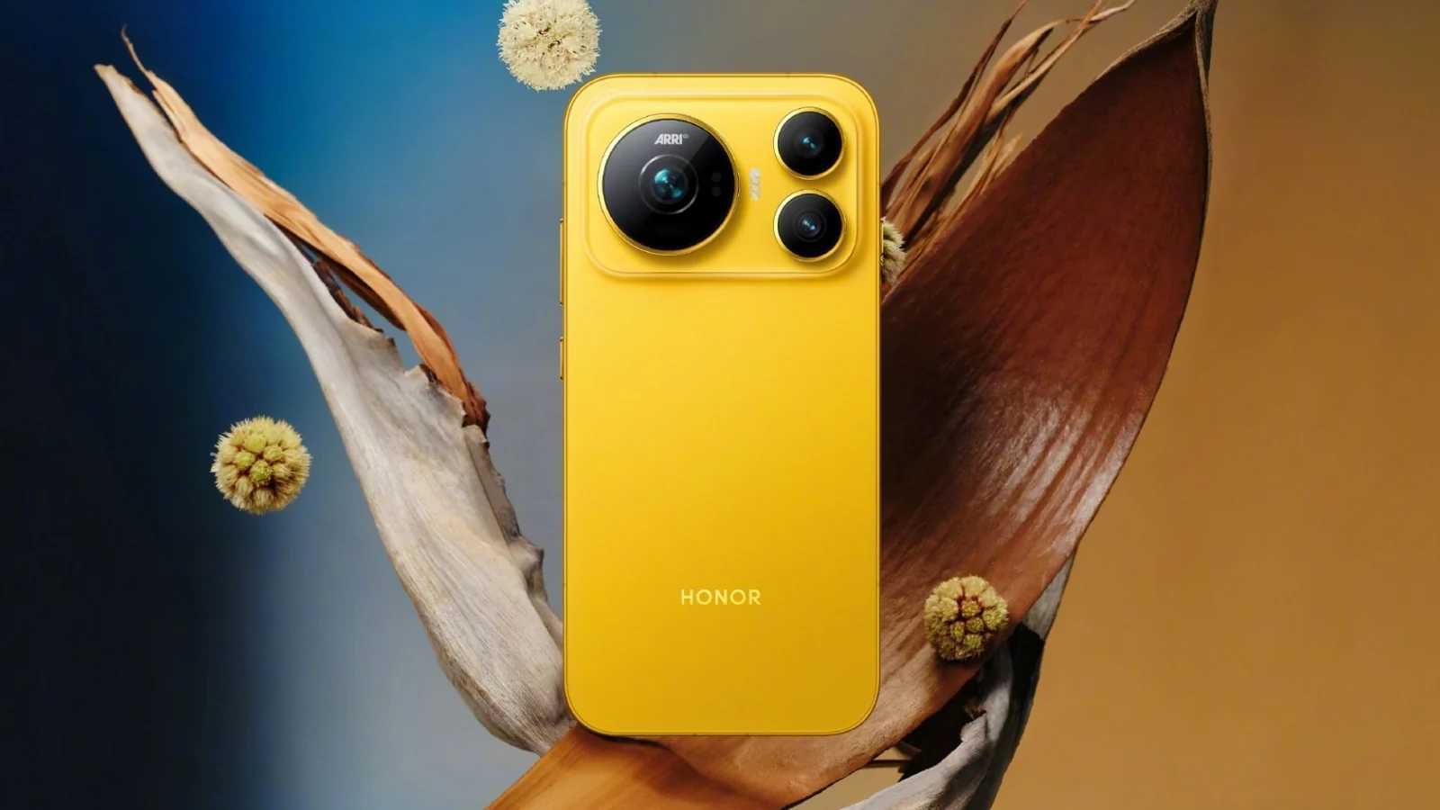 HONOR Magic9 в жёлтом цвете