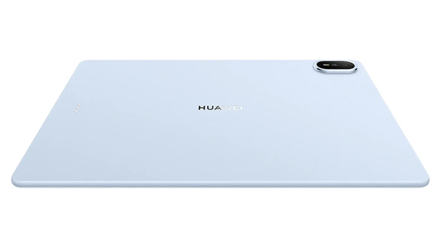 Huawei MatePad Air (2026) в голубом цвете, вид сзади