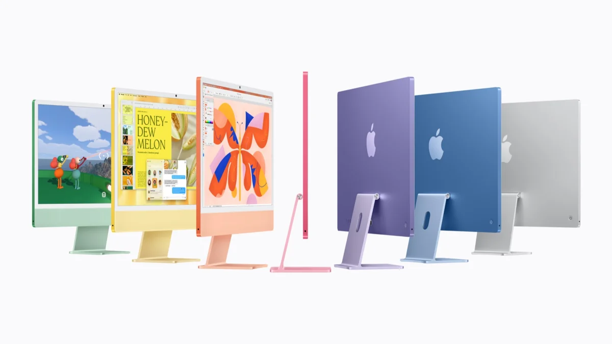 Новый Apple iMac M6 2026 в семи цветах корпуса