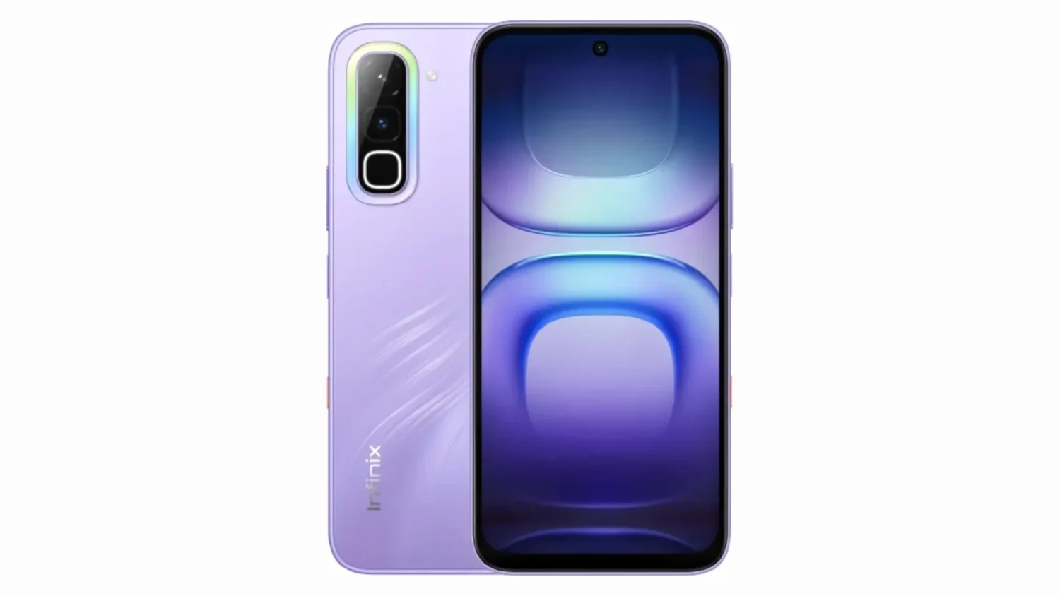 Infinix Hot 70 в фиолетовом цвете