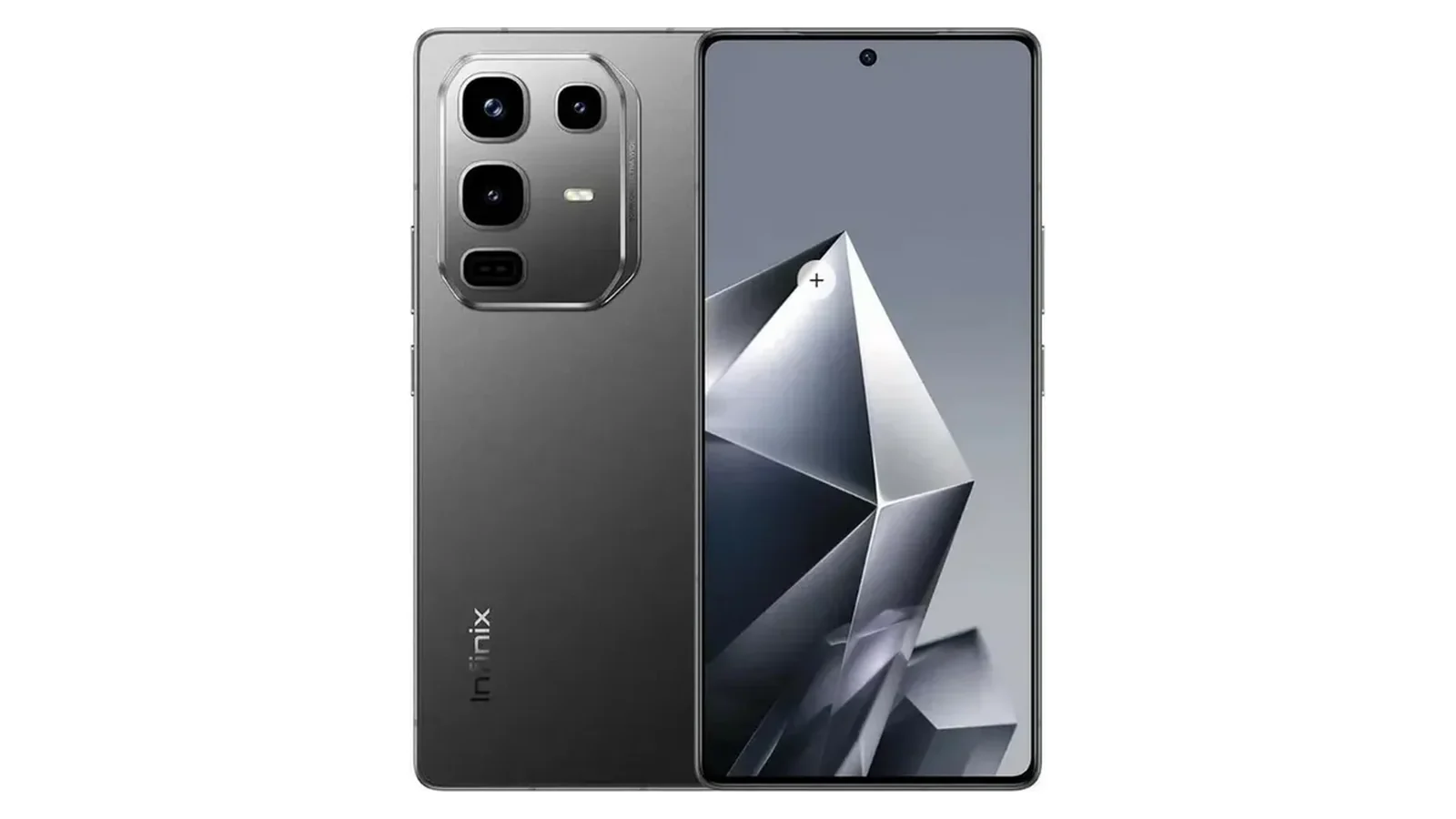 Infinix Note 50 Pro в сером цвете