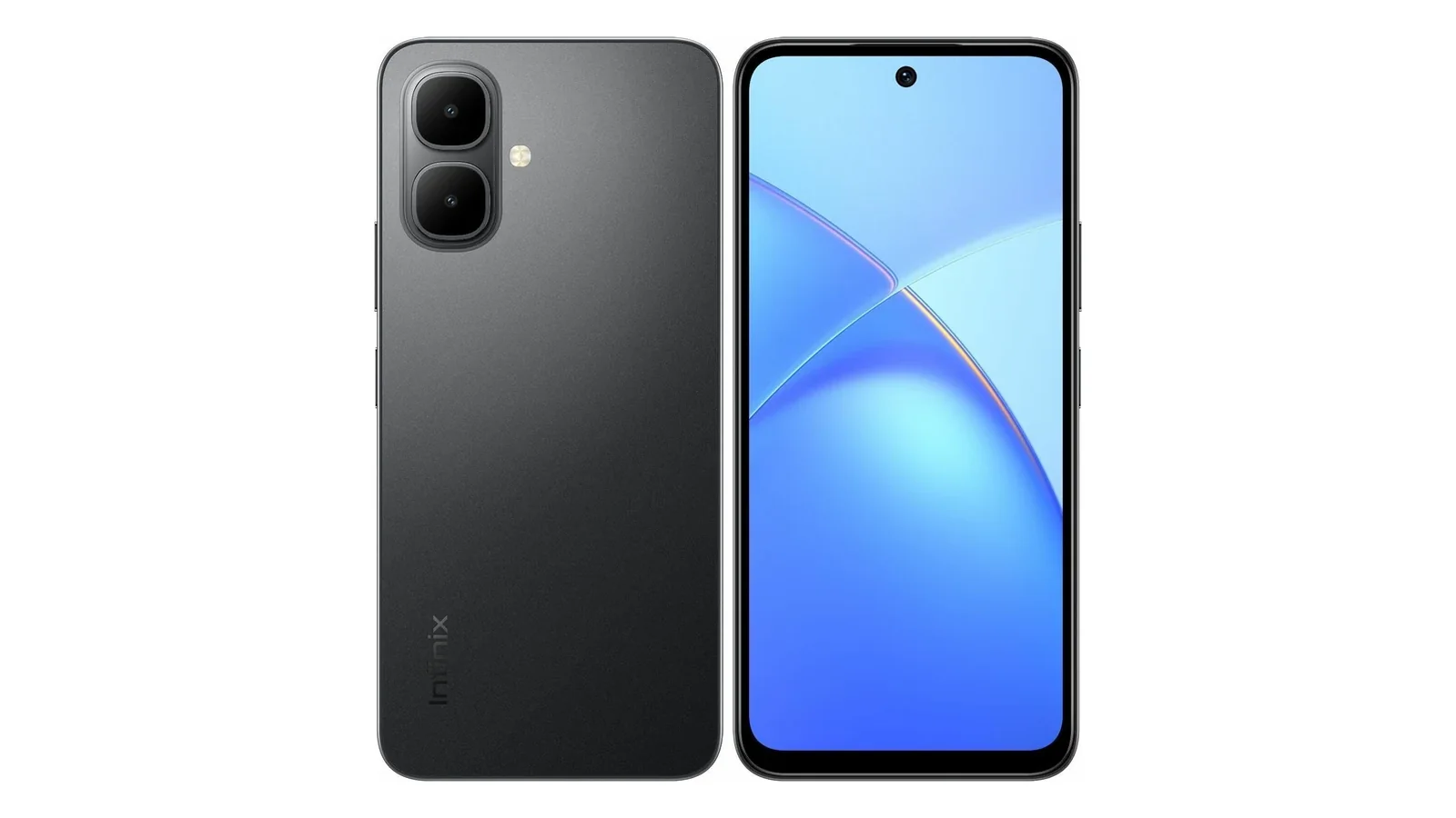 Infinix Smart 10, вид спереди и сзади