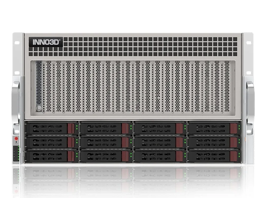 Inno3D показала 6U-сервер с двумя Xeon и 8 слотами PCIe 5.0