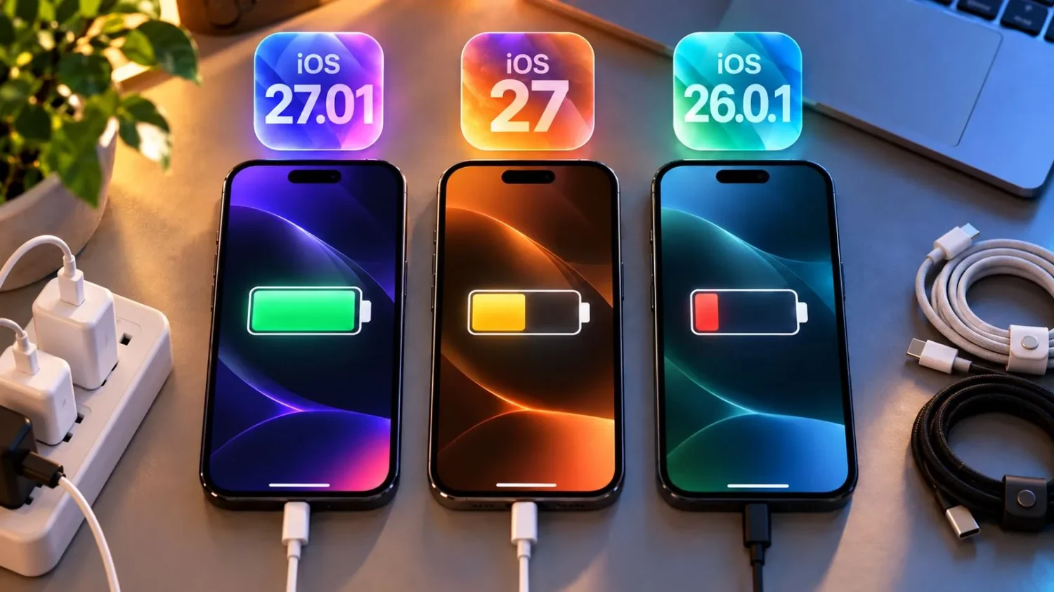 iPhone 15 и 13: как изменилась автономность на iOS 27.0.1