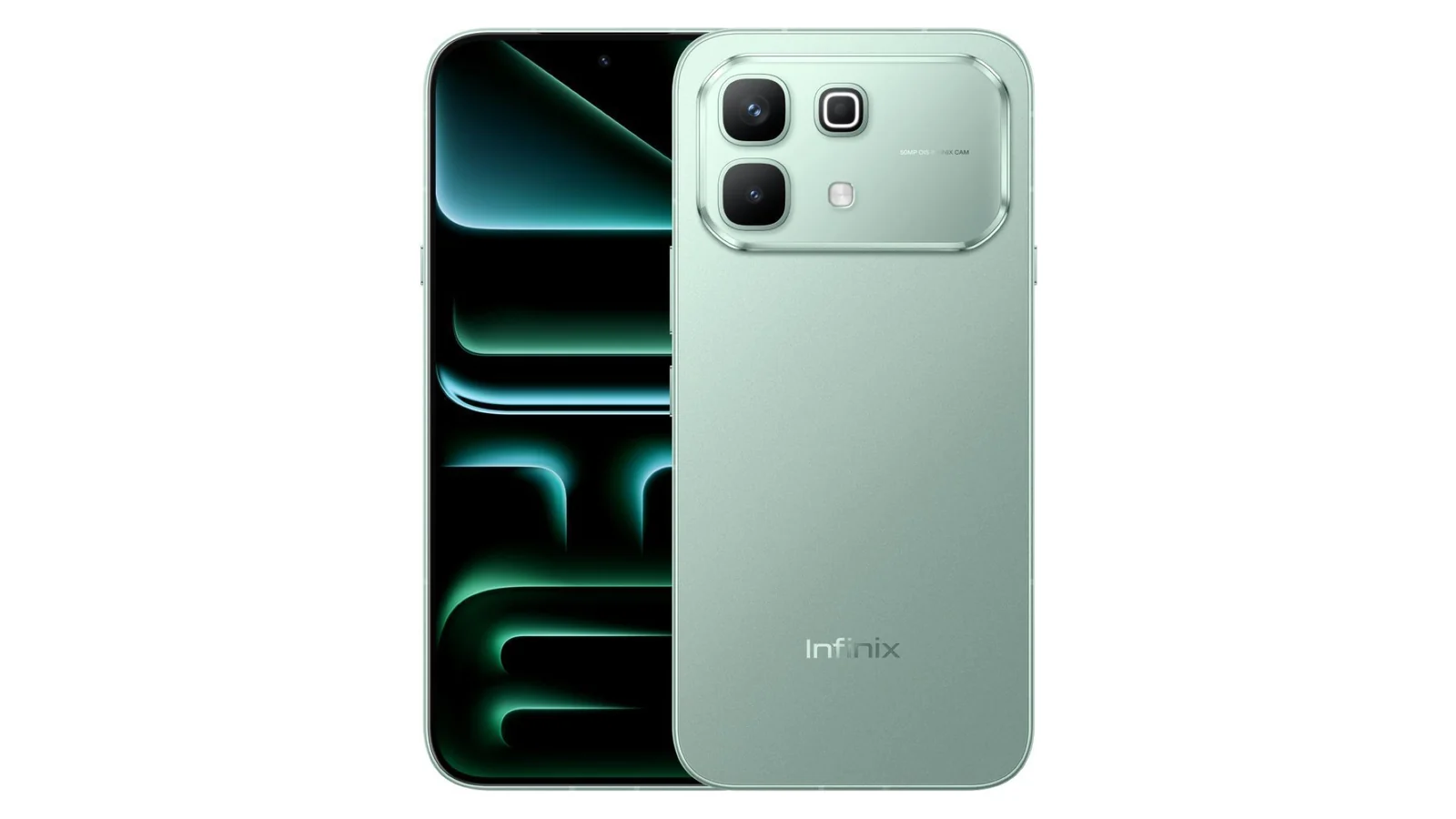 Infinix Note 60 в мятном цвете