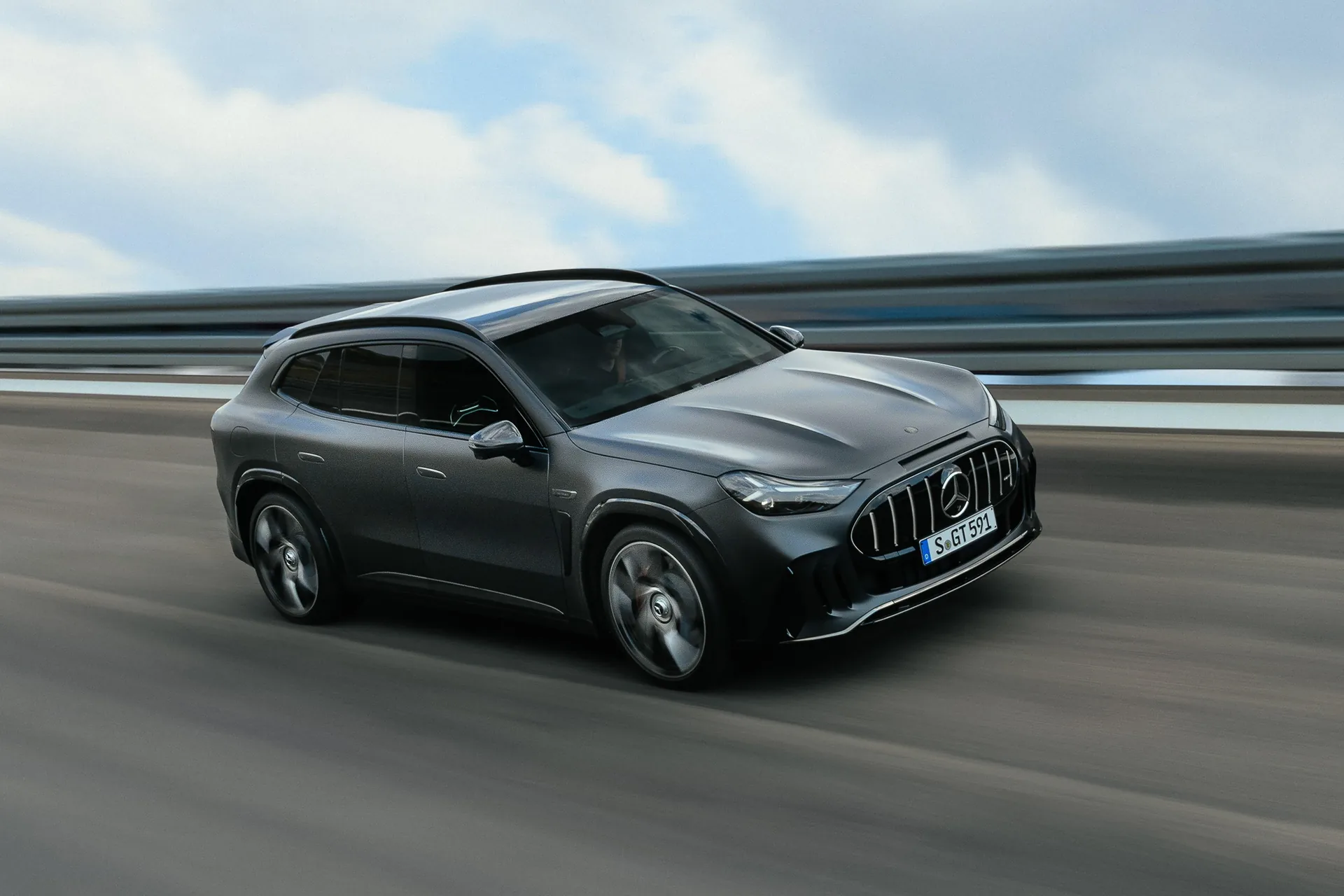 Иллюстрация к материалу «Mercedes-AMG представила электрический внедорожник GT SUV». Фото: The Verge.
