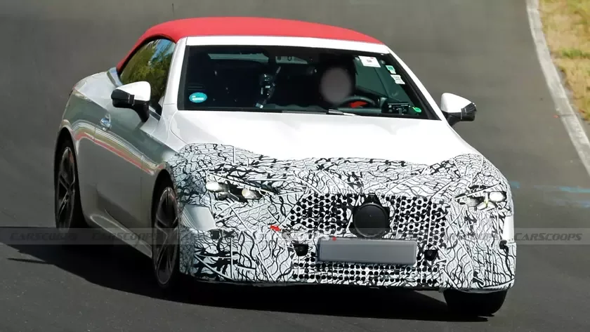 На Нюрбургринге заметили прототип Mercedes CLE Cabriolet