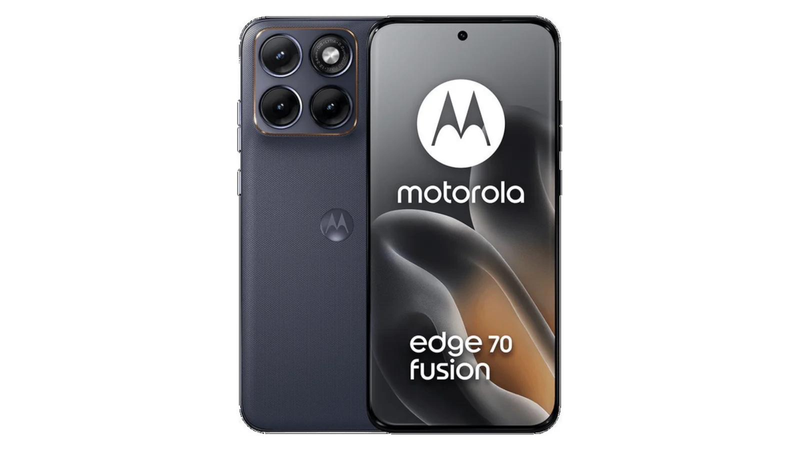 Motorola Edge 70 Fusion в тёмно-сером цвете