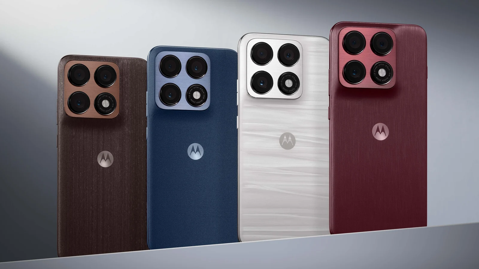 Motorola Edge 70 Pro в четырёх цветах