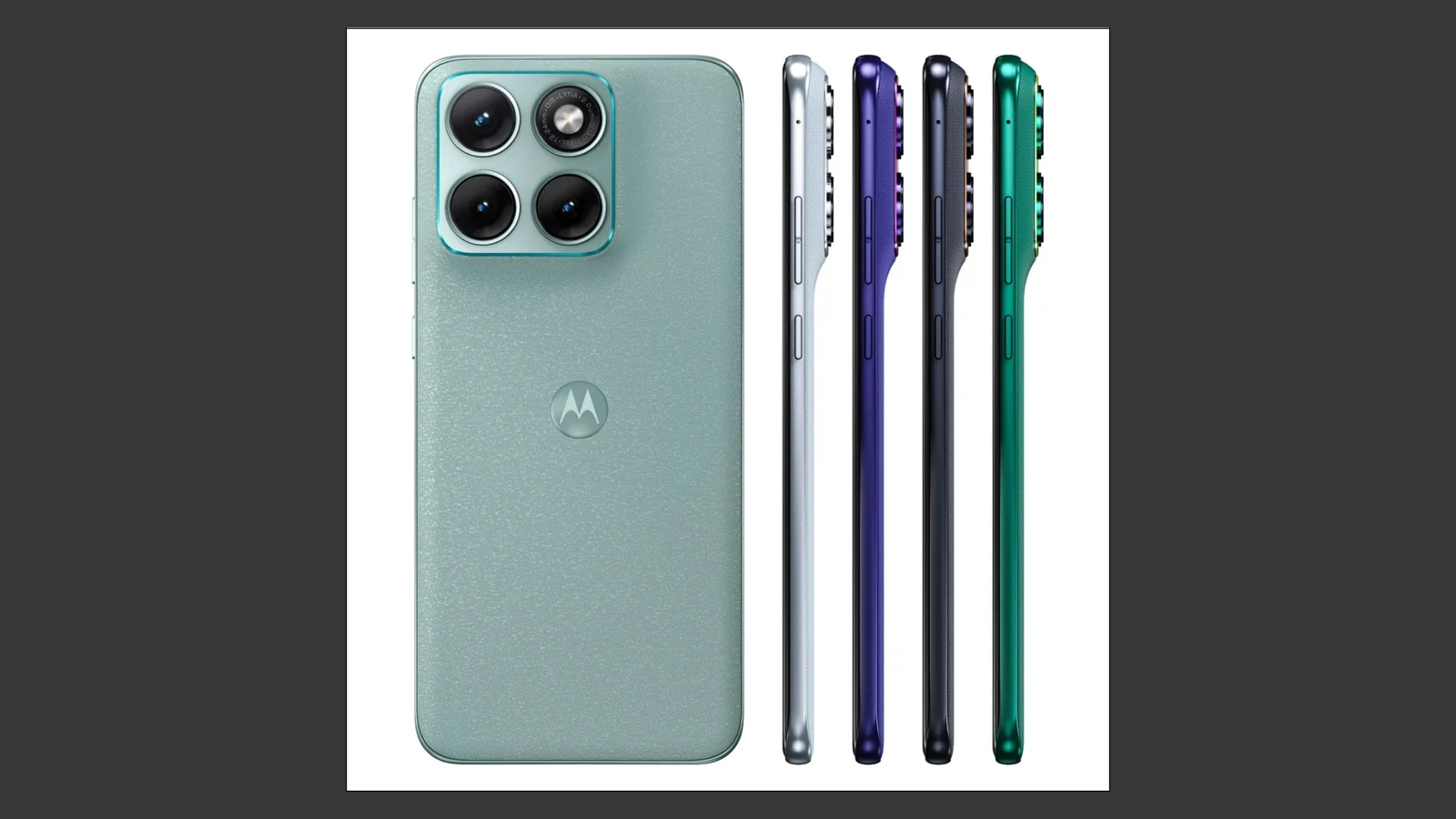 Motorola Edge 70 Fusion в бирюзовом цвете и варианты расцветок