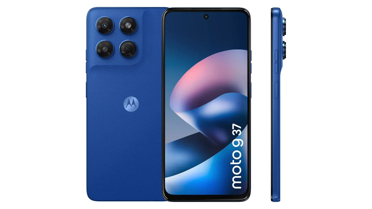 Motorola Moto G37 в синем цвете