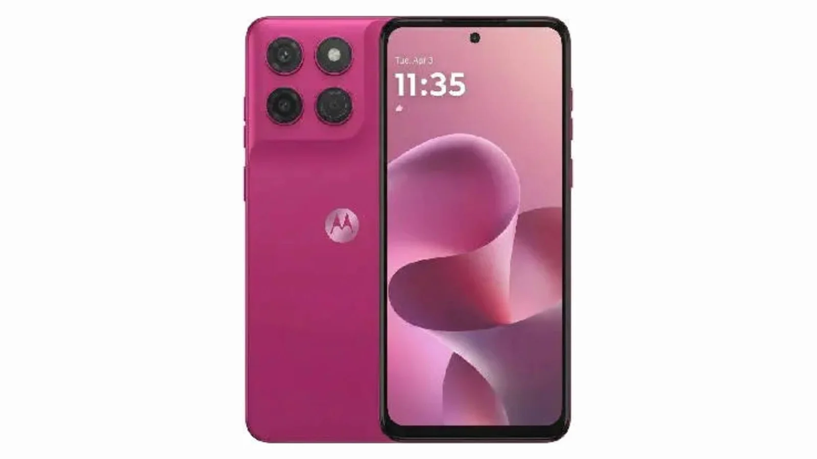 Motorola Moto G37 в розовом цвете