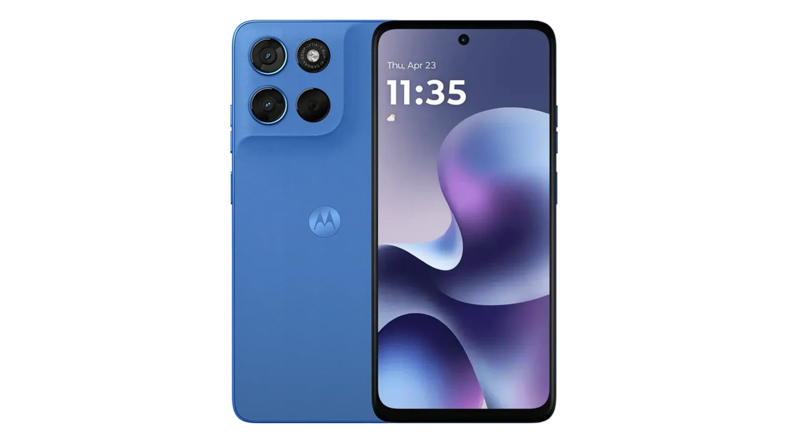 Motorola Moto G57, вид спереди и сзади