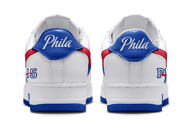 Иллюстрация к материалу «Nike выпустила кроссовки Air Force 1 ’01 «Philly» в цветах команды Philadelphia 76ers». Фото: Hypebeast.