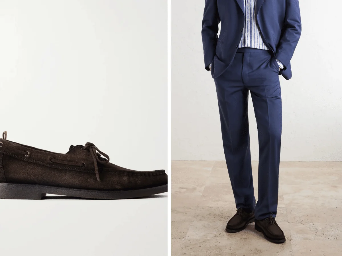 Мужские топсайдеры Officine Creative Balfron 002 Suede Boat Shoes