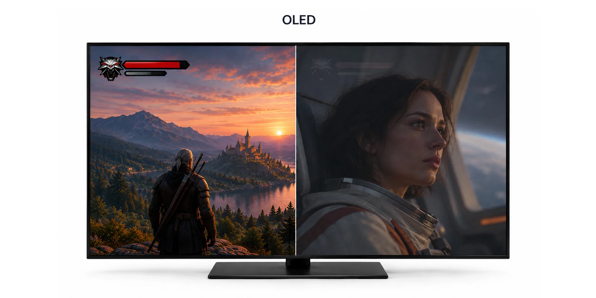 Иллюстрация к материалу «Сравнение технологий OLED и mini-LED: что выбрать для телевизора». Фото: Lifehacker.
