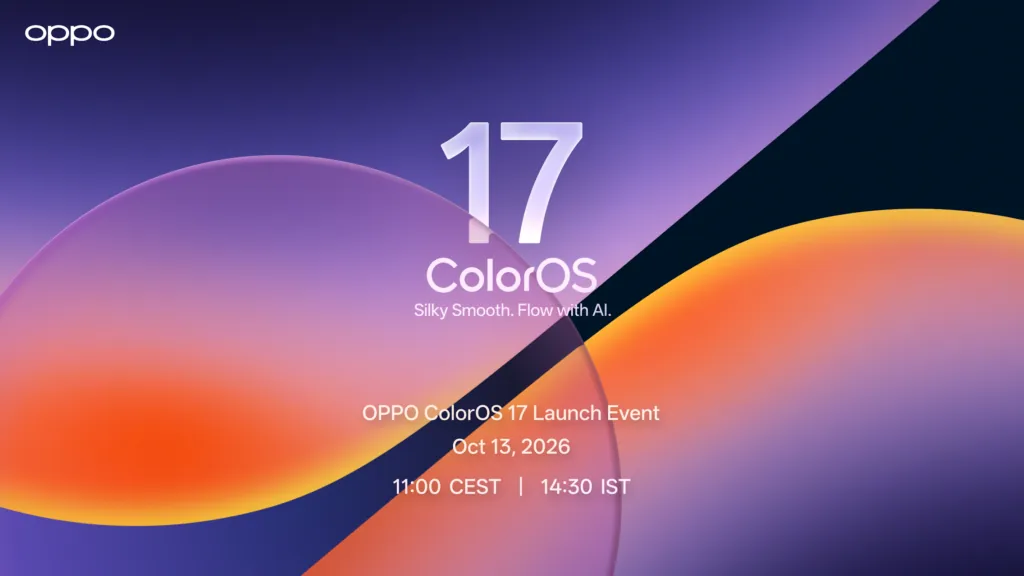 Oppo анонсировала глобальный запуск ColorOS 17 и флагманов Find X10 на 13 октября
