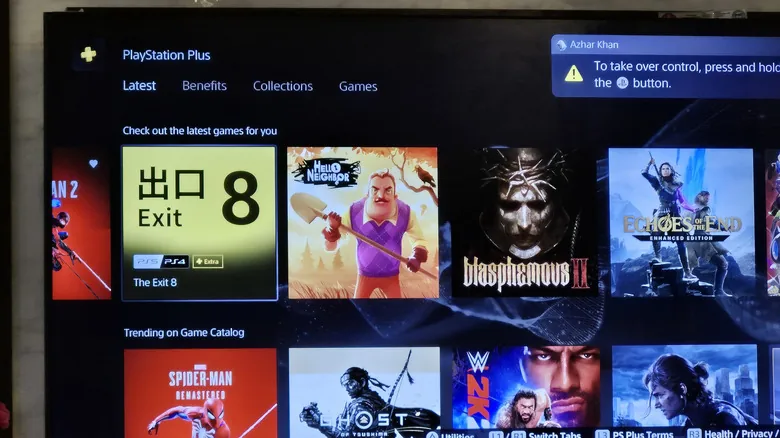 Что означает значок замочка в библиотеке игр на PlayStation 5