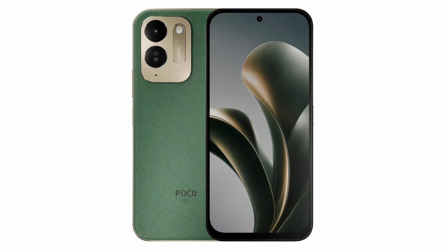 POCO M8x в зелёном цвете