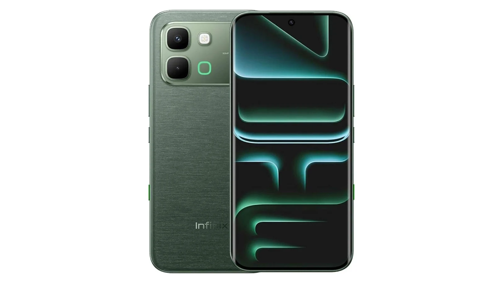 Infinix Note 60 в тёмно-зелёном цвете