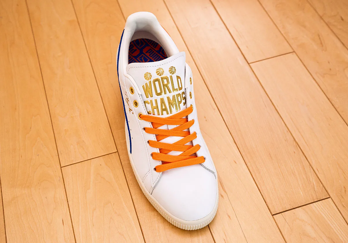 PUMA выпустила лимитированные кроссовки Clyde в честь чемпионства Knicks