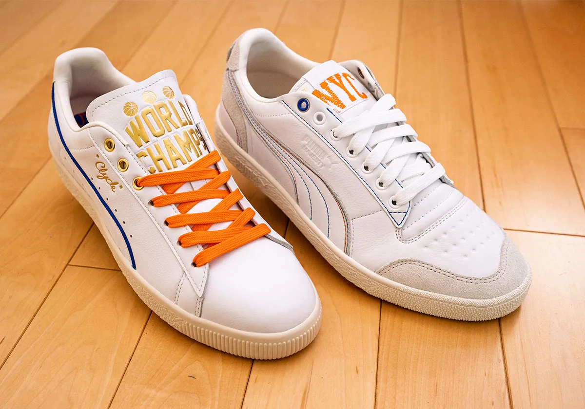 PUMA выпустила лимитированные кроссовки Clyde в честь чемпионства Knicks