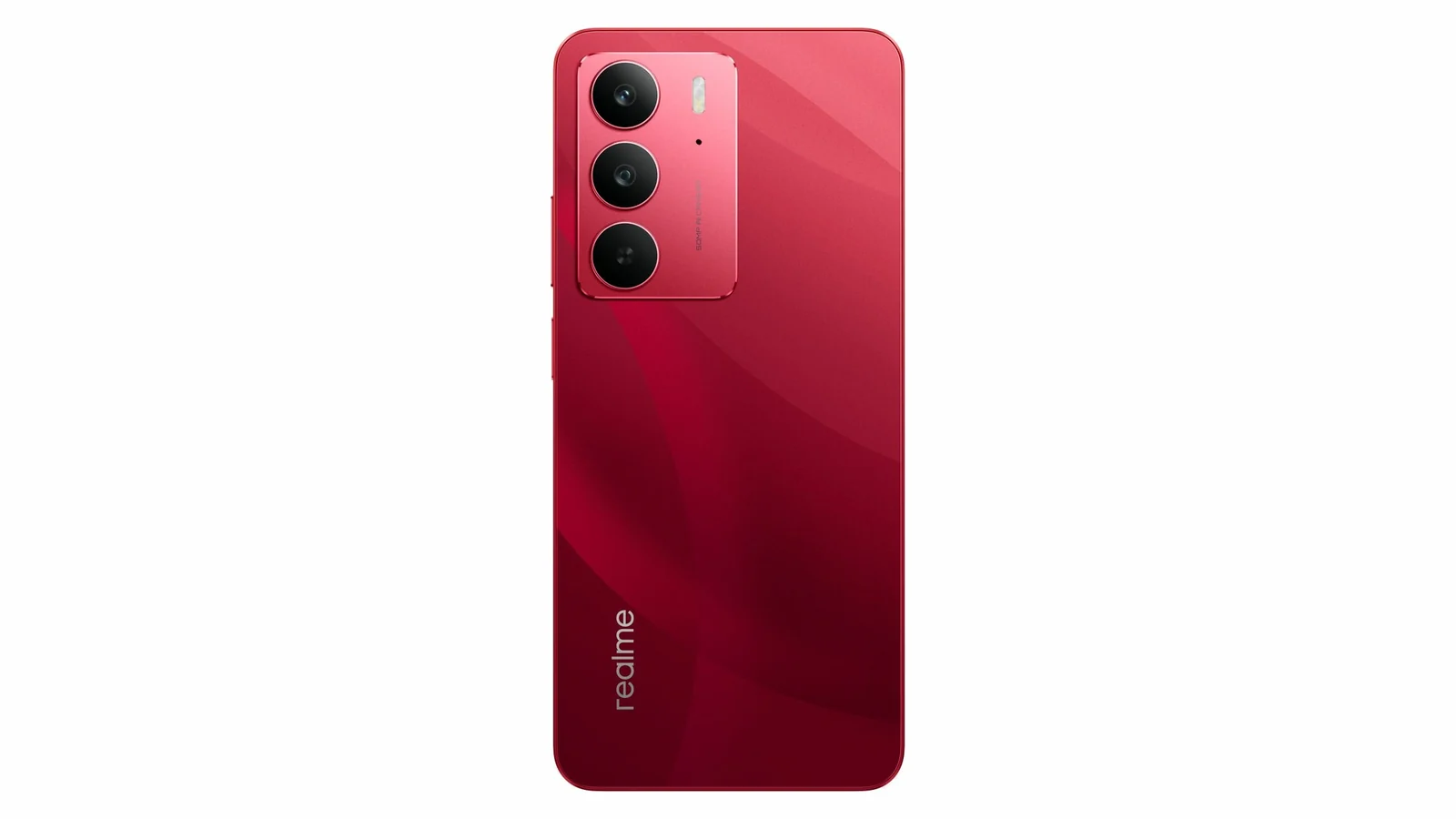 realme C75 в красном цвете