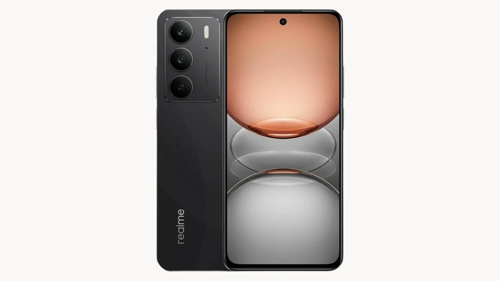 realme C75, вид спереди и сзади