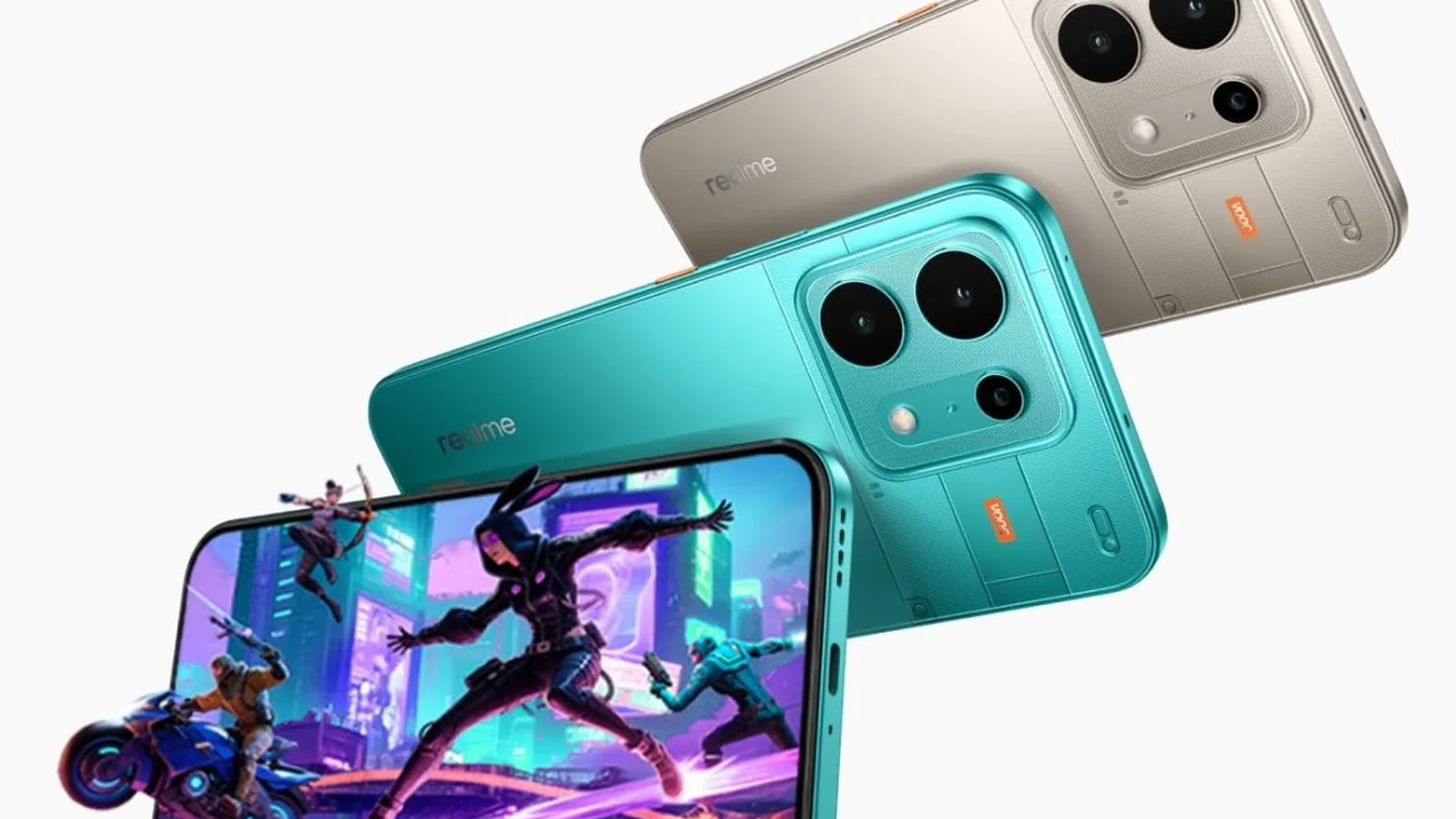 realme P4s в двух цветах, вид сзади