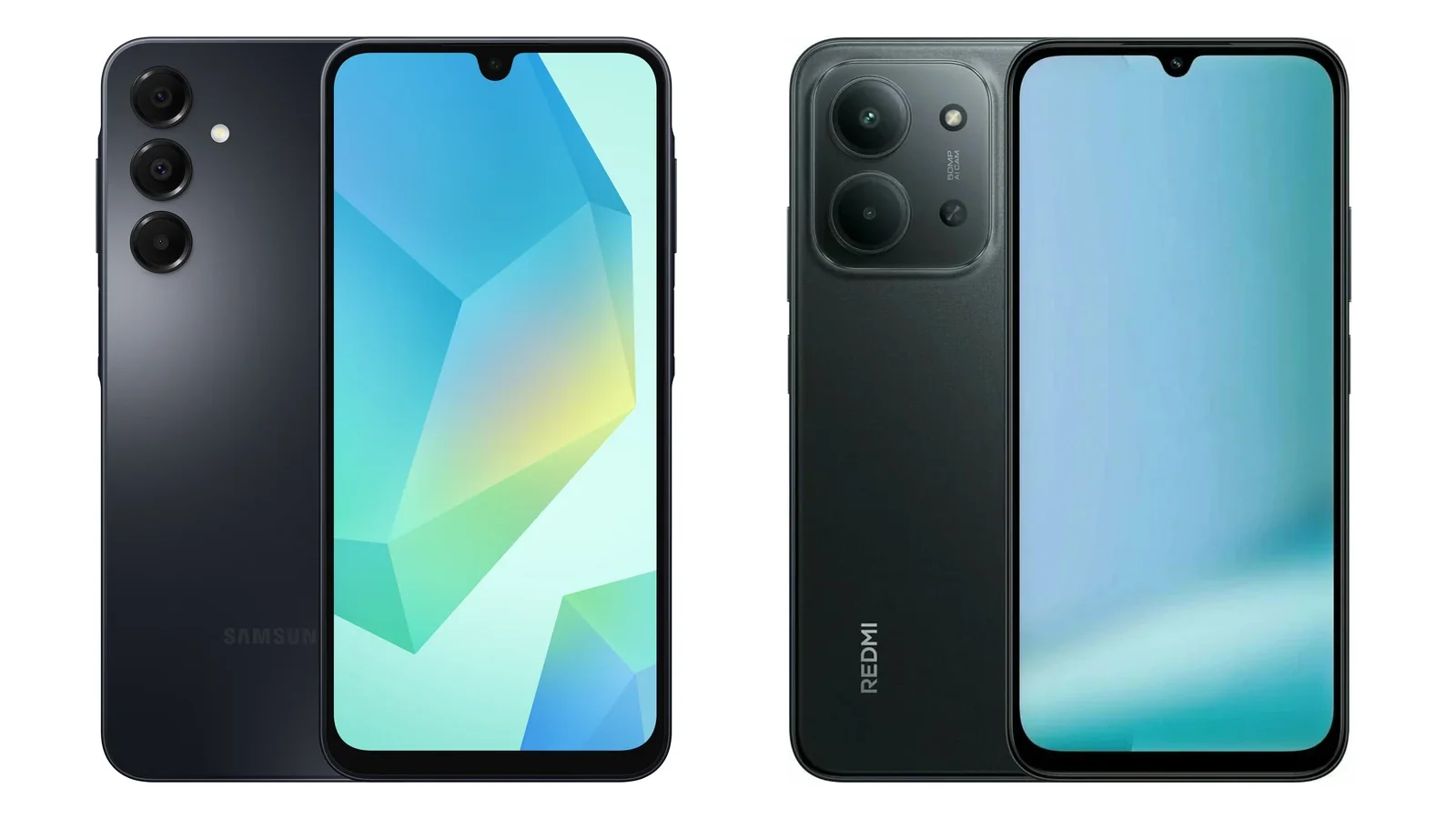 Samsung Galaxy A16 и Redmi 15C