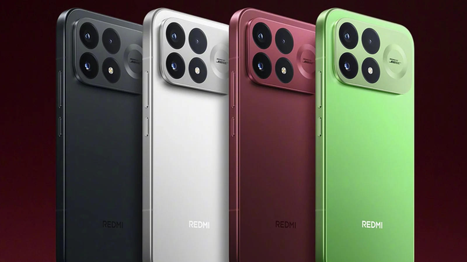 Redmi K100 Pro в четырёх цветах корпуса