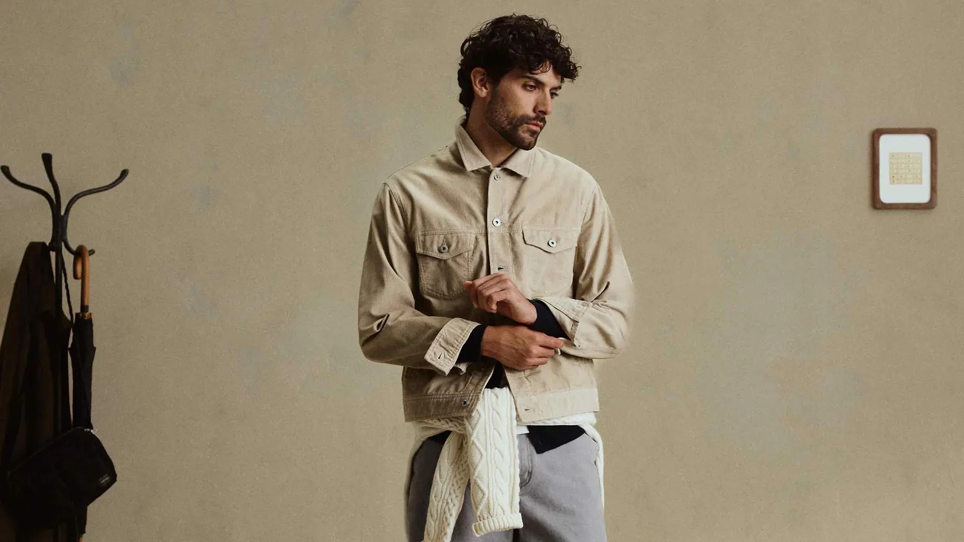 Reigning Champ выпустила вельготовую куртку Piston Trucker Jacket