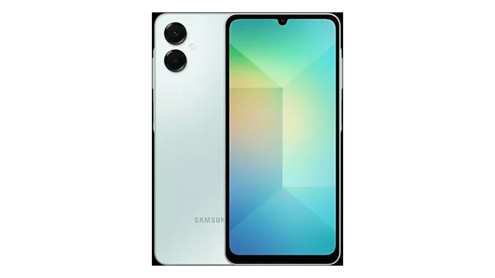 Samsung Galaxy A06 5G, вид спереди и сзади