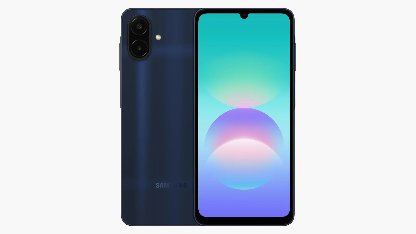 Samsung Galaxy A08 в синем цвете