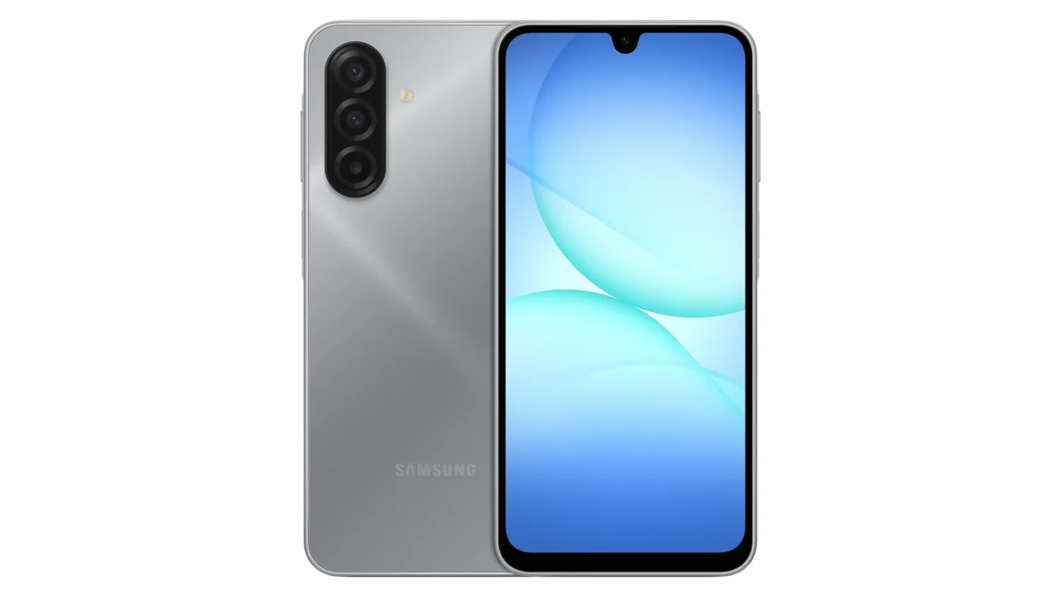Samsung Galaxy A17 в сером цвете