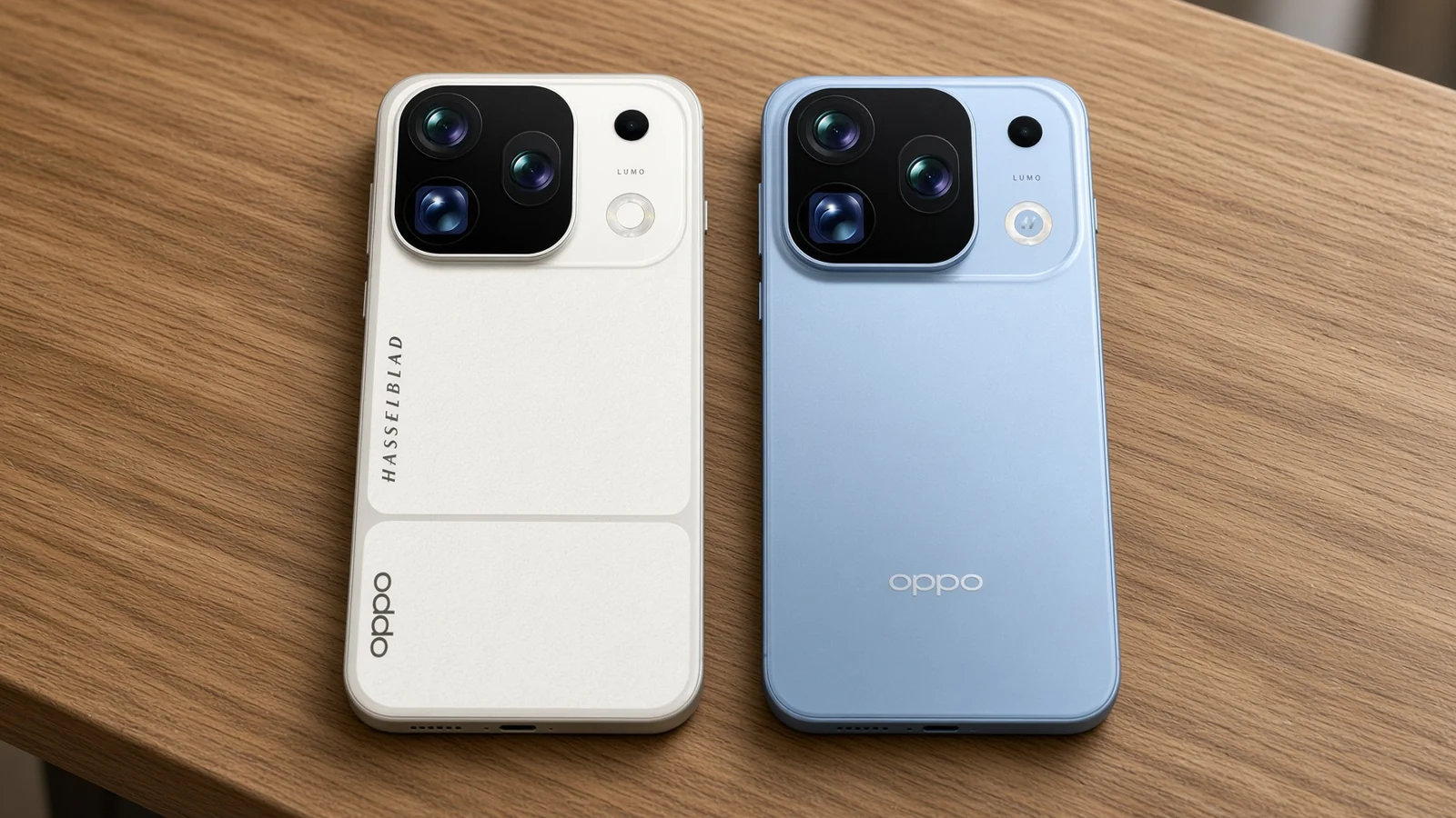 OPPO Find X10 в белом и голубом цветах