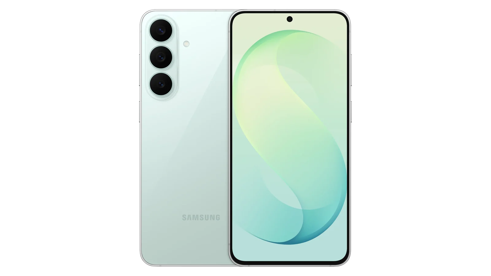 Samsung Galaxy S26 FE в мятном цвете