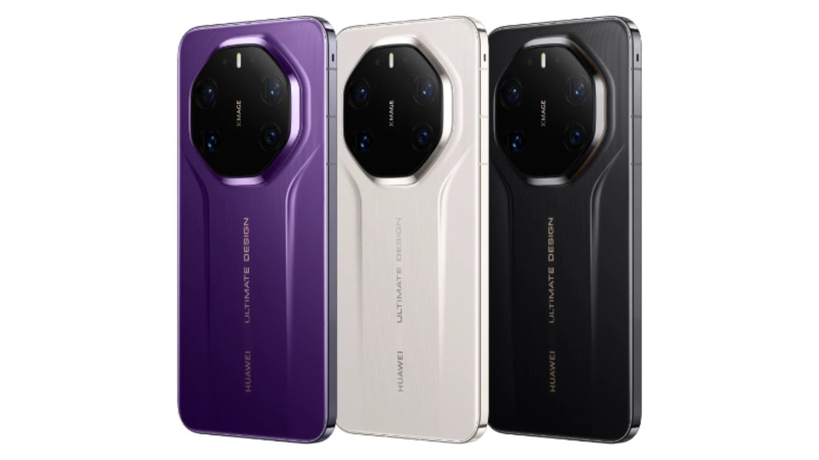 Huawei Mate 90 RS Ultimate в трёх цветах