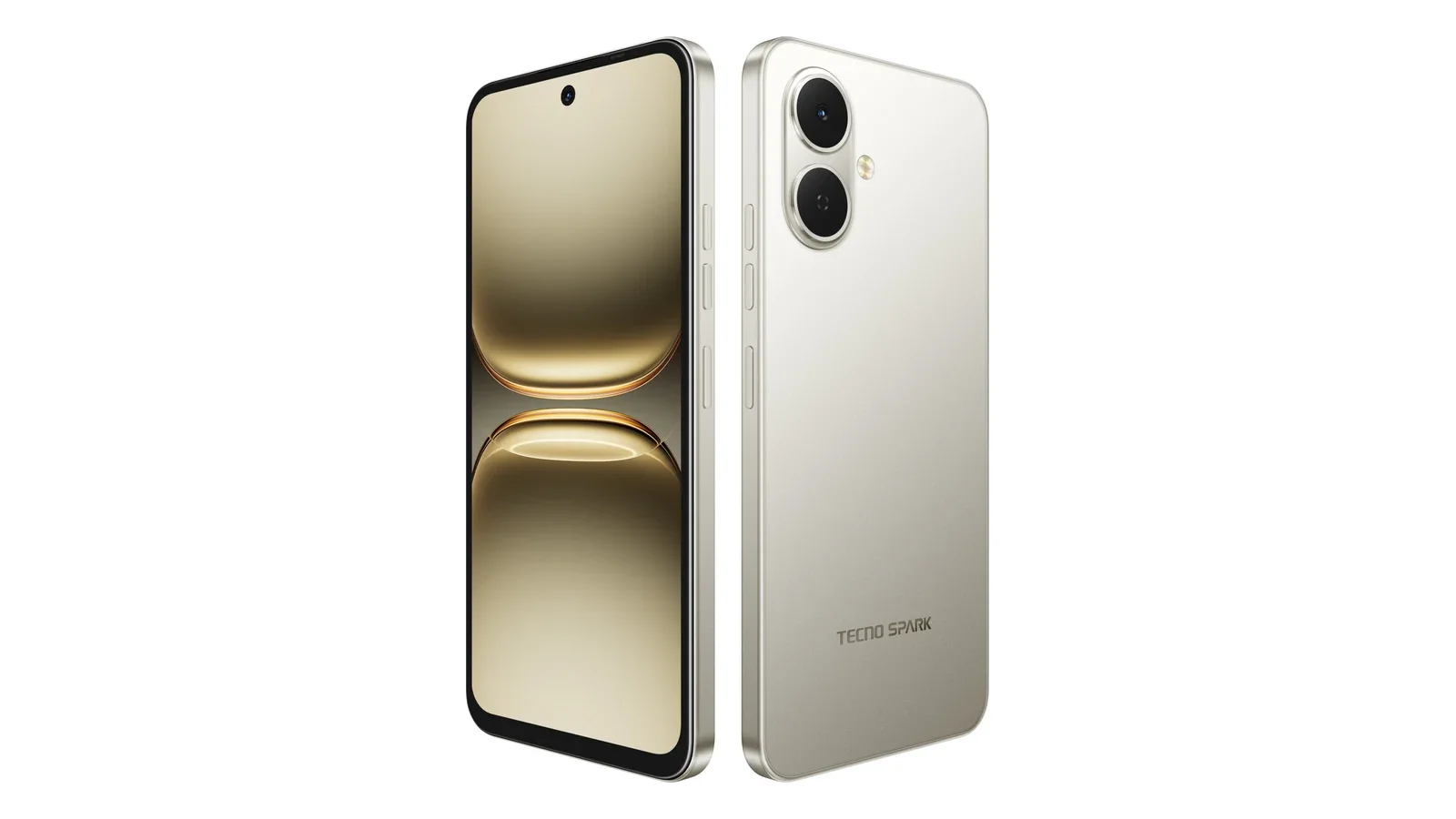 Tecno Spark Go 2, вид спереди и сзади