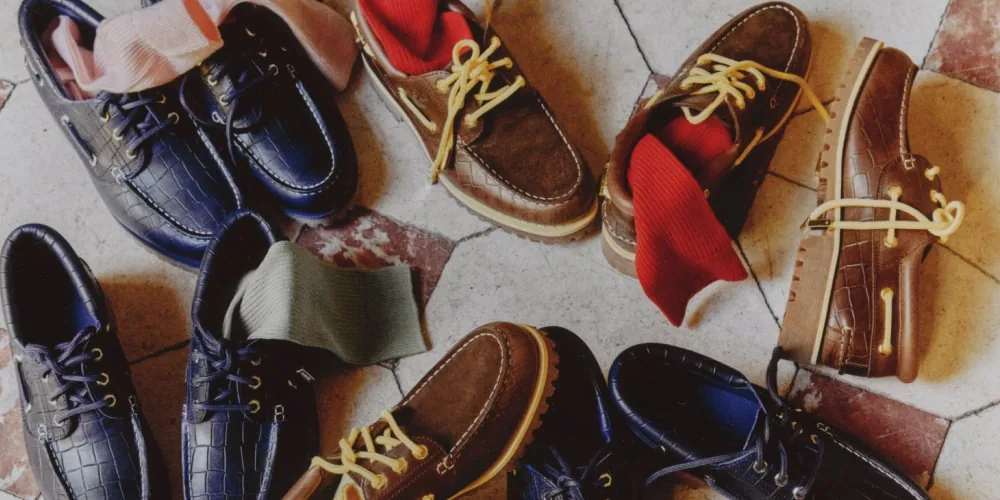 Timberland и Jacquemus выпустили совместные топсайдеры с тиснением под крокодила